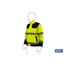 CHAQUETA DE ALTA VISIBILIDAD MODELO VEGA AMARILLA Y AZUL MARINO TALLA XL (PACK: 1 UDS)