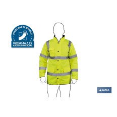 PARKA DE ALTA VISIBILIDAD MODELO ALDEBARÁN AMARILLO TALLA L (PACK: 1 UDS)