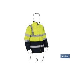 PARKA DE ALTA VISIBILIDAD MODELO DENEB AMARILLO Y AZUL TALLA L (PACK: 1 UDS)