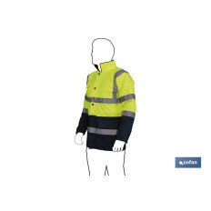 PARKA DE ALTA VISIBILIDAD MODELO DENEB AMARILLO Y AZUL TALLA XL (PACK: 1 UDS)