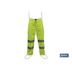 PANTALÓN DE LLUVIA DE ALTA VISIBILIDAD MODELO RIGEL AMARILLA TALLA L (PACK: 1 UDS)