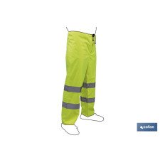 PANTALÓN DE LLUVIA DE ALTA VISIBILIDAD MODELO RIGEL AMARILLA TALLA L (PACK: 1 UDS)