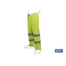 PANTALÓN DE LLUVIA DE ALTA VISIBILIDAD MODELO RIGEL AMARILLA TALLA L (PACK: 1 UDS)