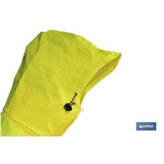 CHAQUETA DE LLUVIA DE ALTA VISIBILIDAD MODELO SAGITARIO AMARILLA Y AZUL TALLA L (PACK: 1 UDS)