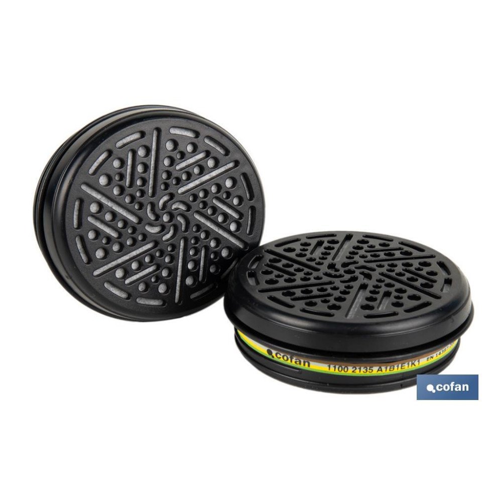 SET 2 FILTROS TIPO A1B1E1K1 (PACK: 1 UDS)