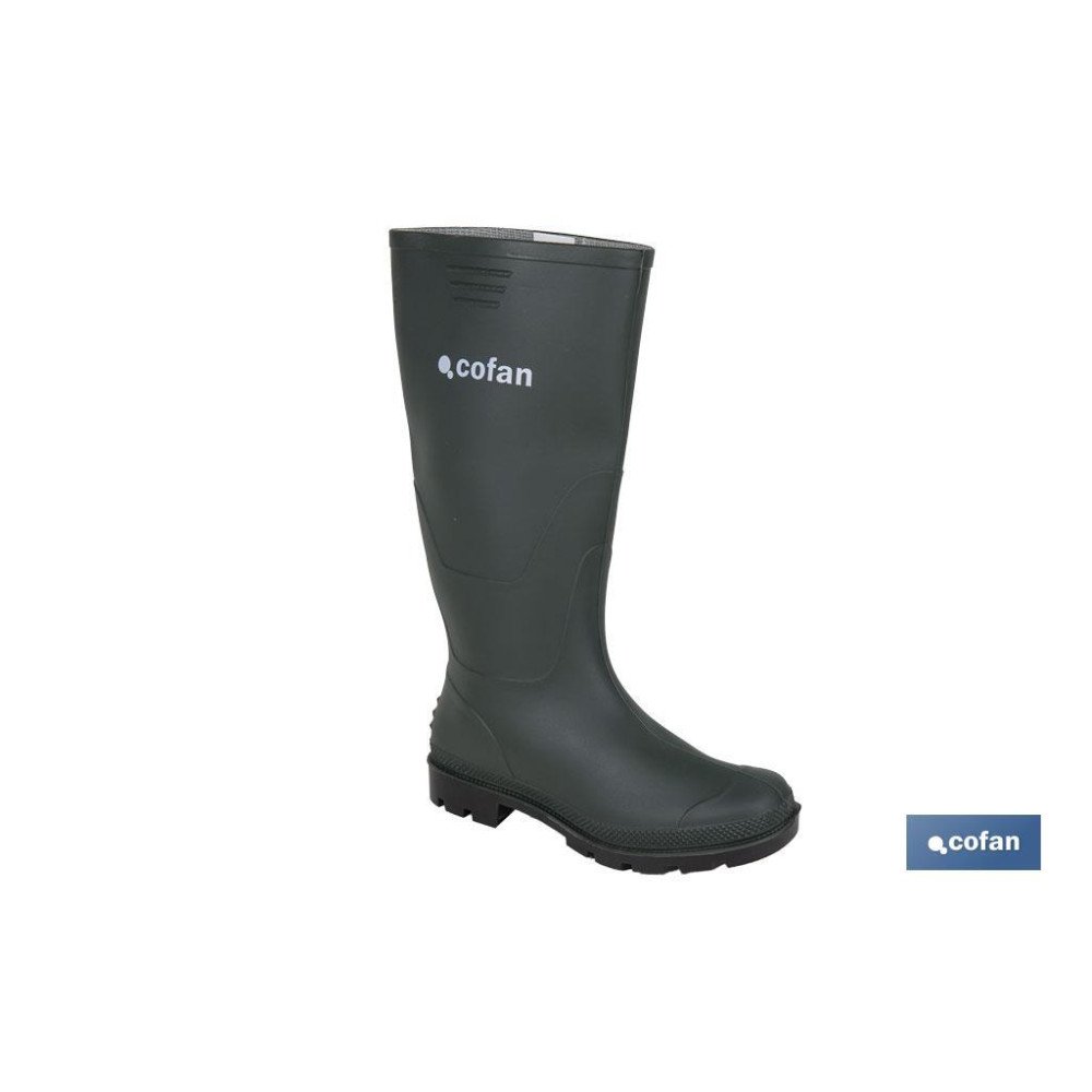 BOTA ALTA DE AGUA PVC VERDE TALLA 48 (PACK: 1 UDS)