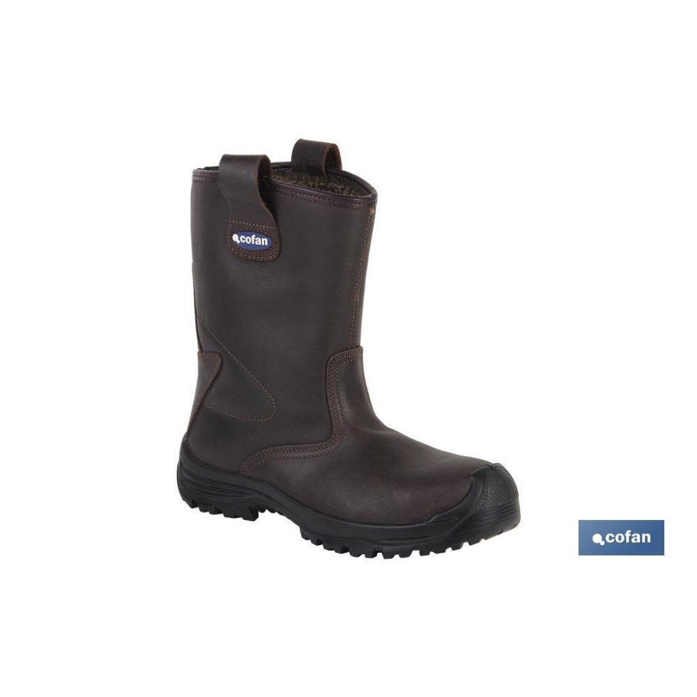 BOTA PIEL FORRADA SEGURIDAD S3 (MODELO MEGAN) T-46 (PACK: 1 UDS)