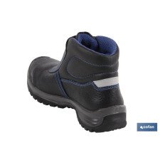 BOTA PIEL NEGRO CIERRE VELCRO S3 MODELO URIAN T 47 (PACK: 1 UDS)