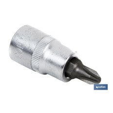 LLAVE DE VASO 1/4 CON PUNTA PZ-1 (PACK: 1 UDS)