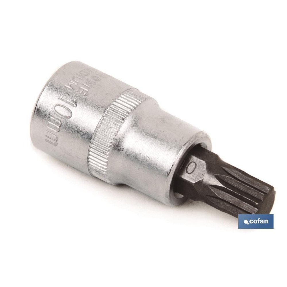 LLAVE DE VASO 3/8 CON PUNTA T-40 (PACK: 1 UDS)