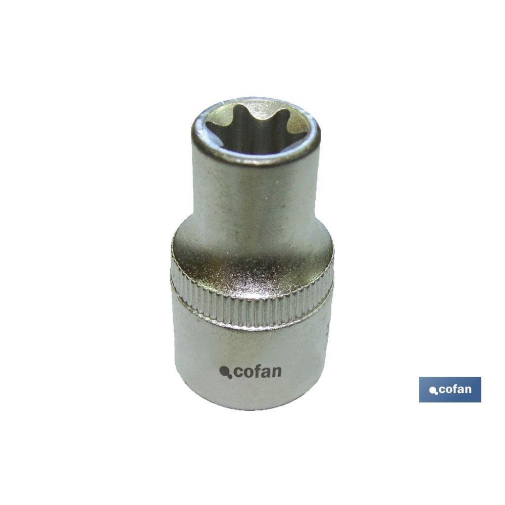 LLAVE DE VASO 1/2 TORX HEMBRA E-18 (PACK: 1 UDS)