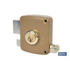 CERRADURA SOBREPONER C/CERRADERO 100mm DERECHA (PACK: 1 UDS)