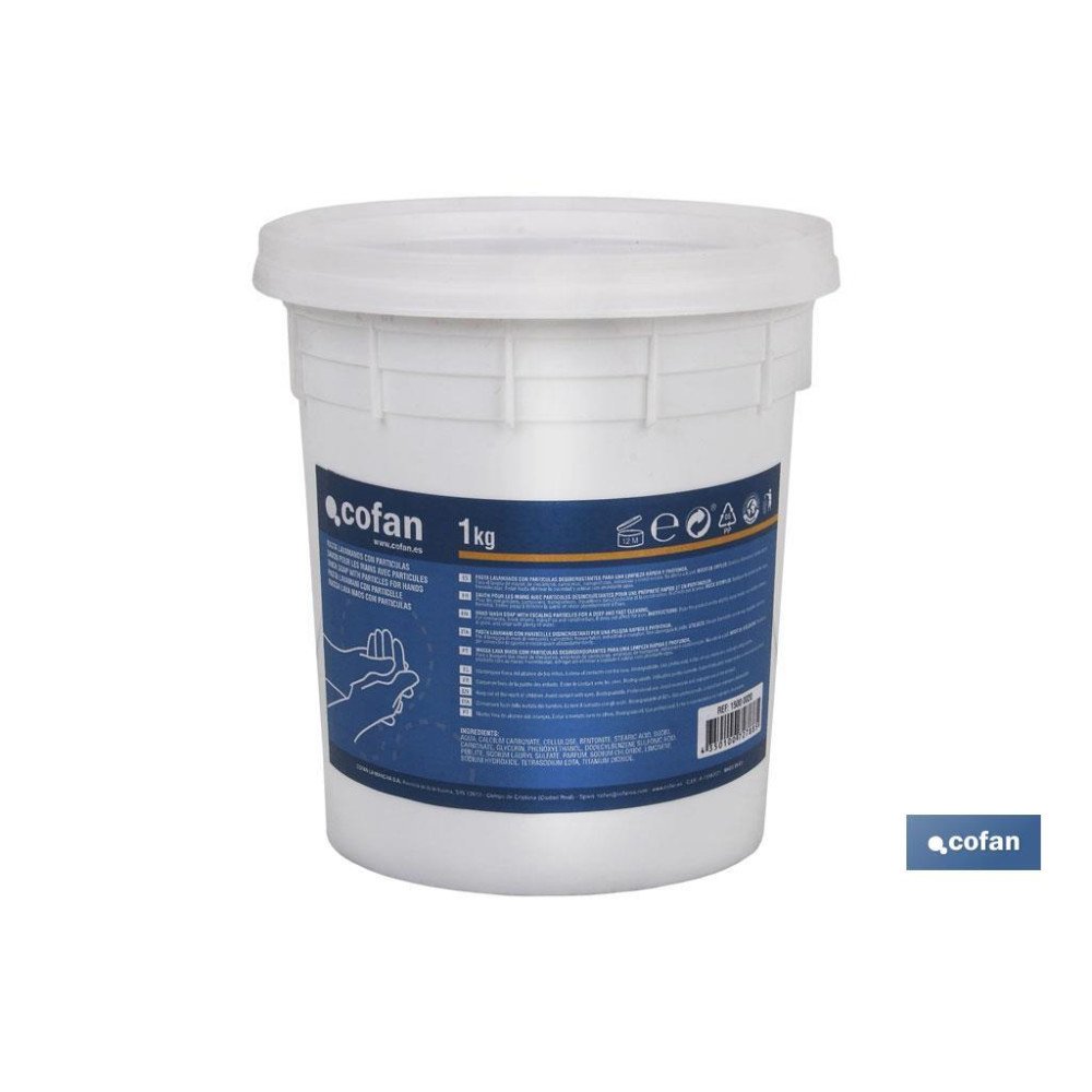 PASTA LAVAMANOS CON PARTICULAS 1 KG (PACK: 1 UDS)