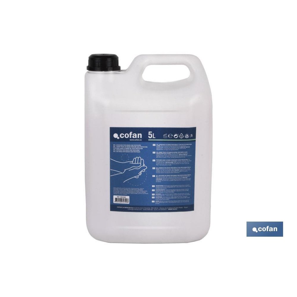 GEL LAVAMANOS PERFUMADO CON PROTECCIÓN 5 L (PACK: 1 UDS)
