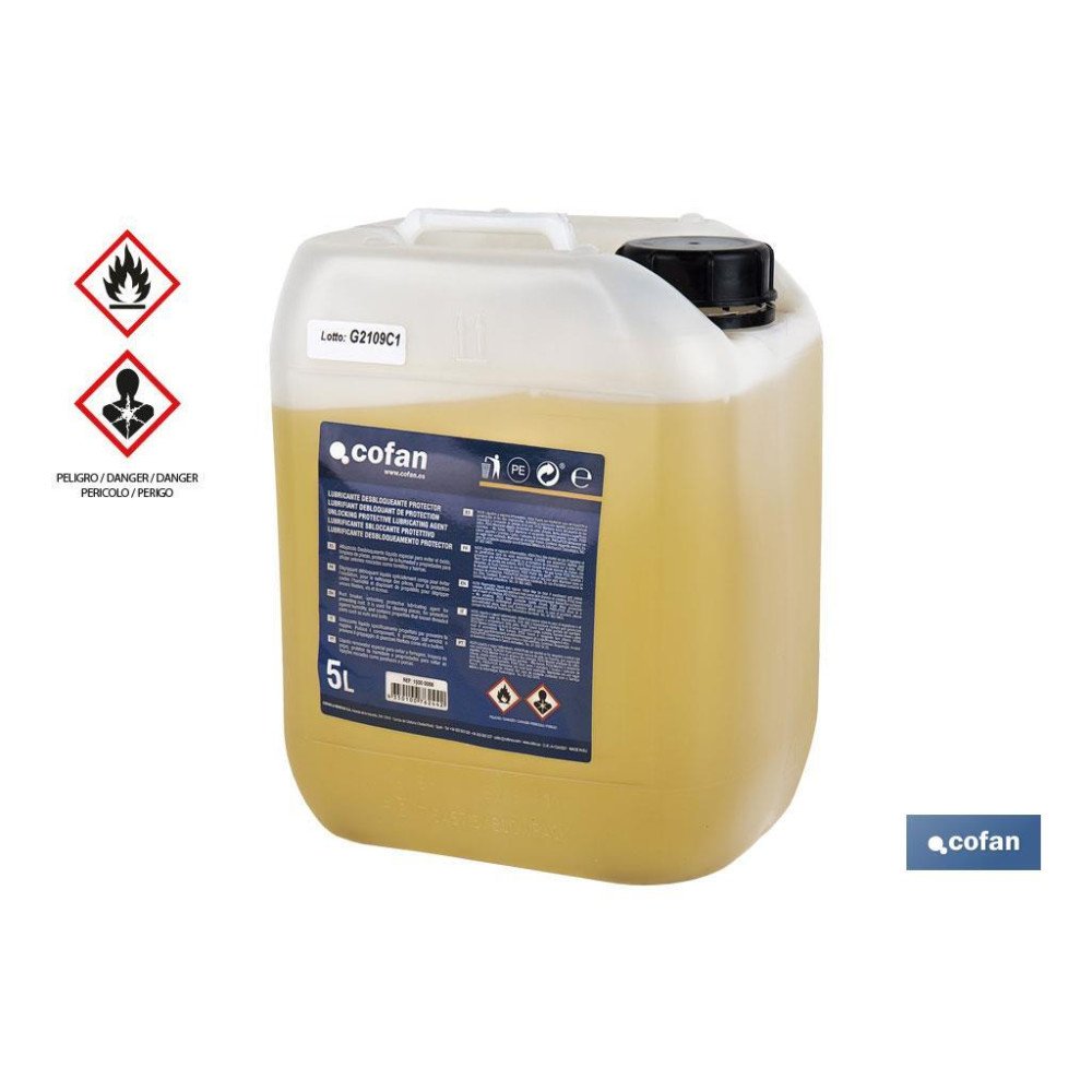 LUBRICANTE DESBLOQUEANTE PROTECTOR COFAN 5 L (PACK: 1 UDS)