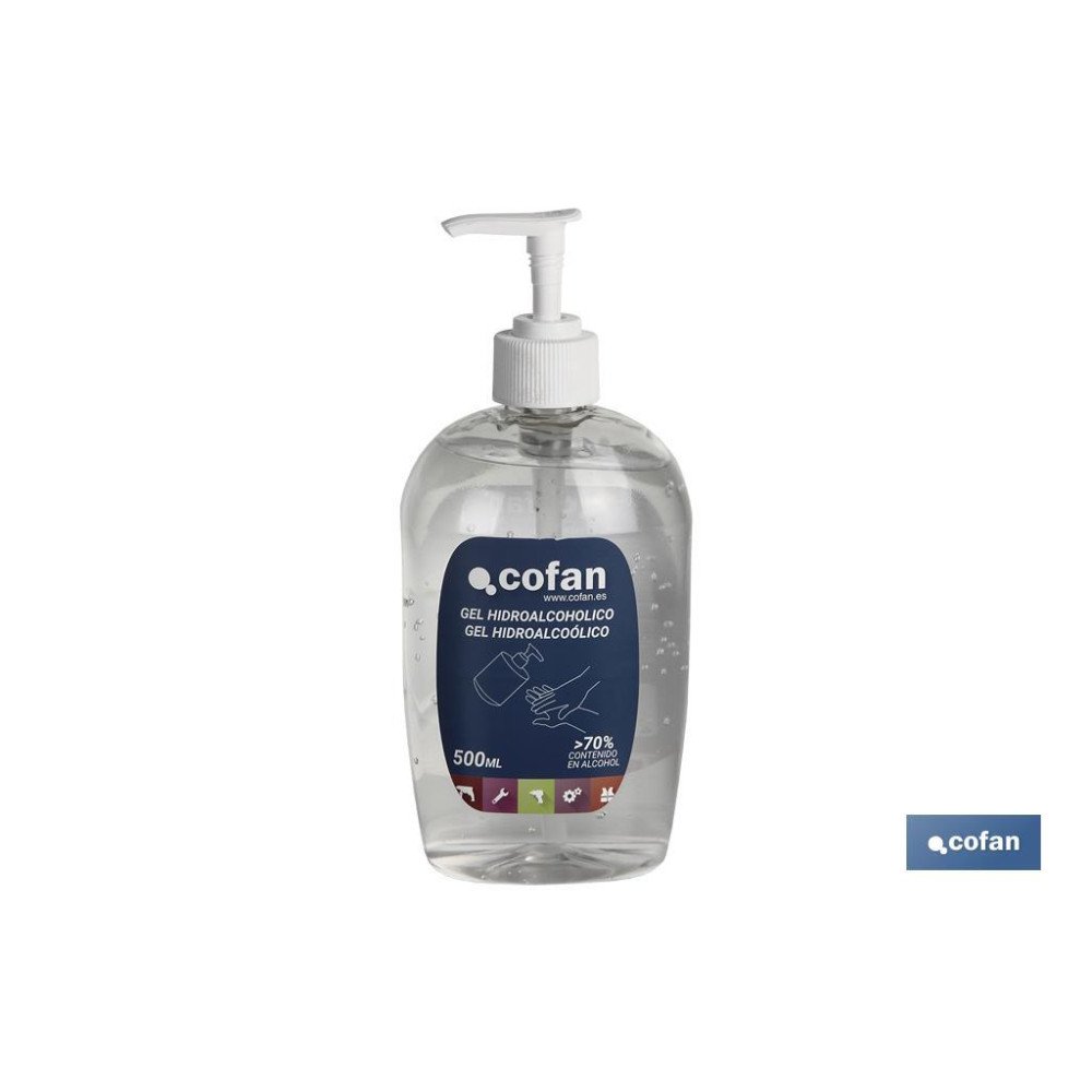 GEL HIDROALCOHÓLICO 500 ML (PACK: 12 UDS)