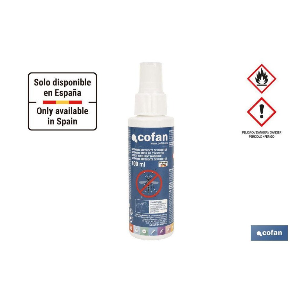 MOSKIBYE REPELENTE DE INSECTOS 100 ML (PACK: 1 UDS)