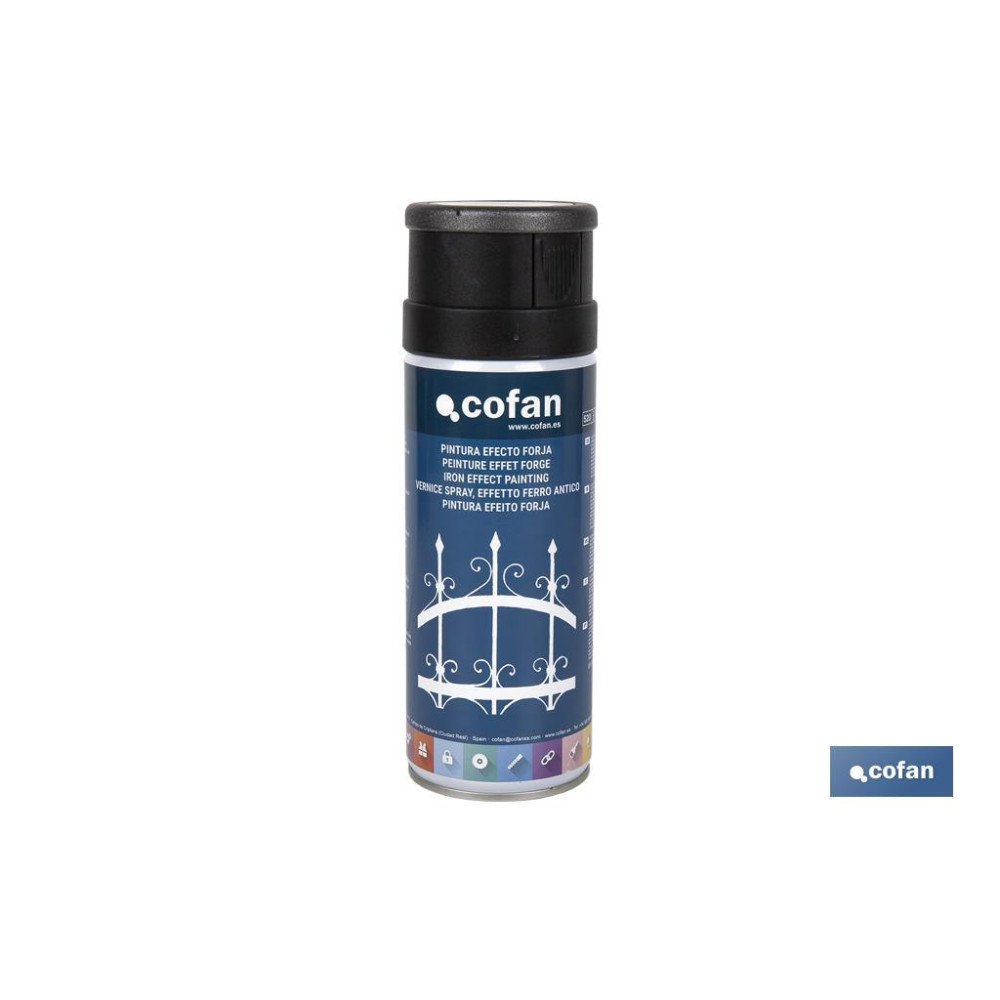 PINTURA EFECTO FORJA NEGRO 400 ML (PACK: 1 UDS)