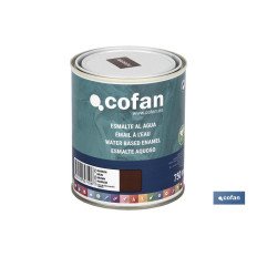 ESMALTE AL AGUA (750 ML) MARRÓN BRILLO (PACK: 1 UDS)