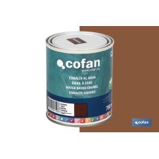 ESMALTE AL AGUA (750 ML) MARRÓN BRILLO (PACK: 1 UDS)