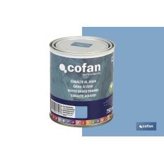 ESMALTE AL AGUA (750 ML) AZUL MEDITERRANEO BRILLO (PACK: 1 UDS)