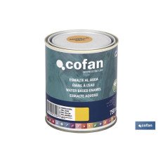 ESMALTE AL AGUA (750 ML) AMARILLO REAL BRILLO (PACK: 1 UDS)