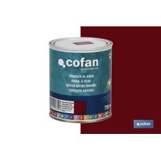 ESMALTE AL AGUA (750 ML) ROJO GRANADA SATINADO (PACK: 1 UDS)