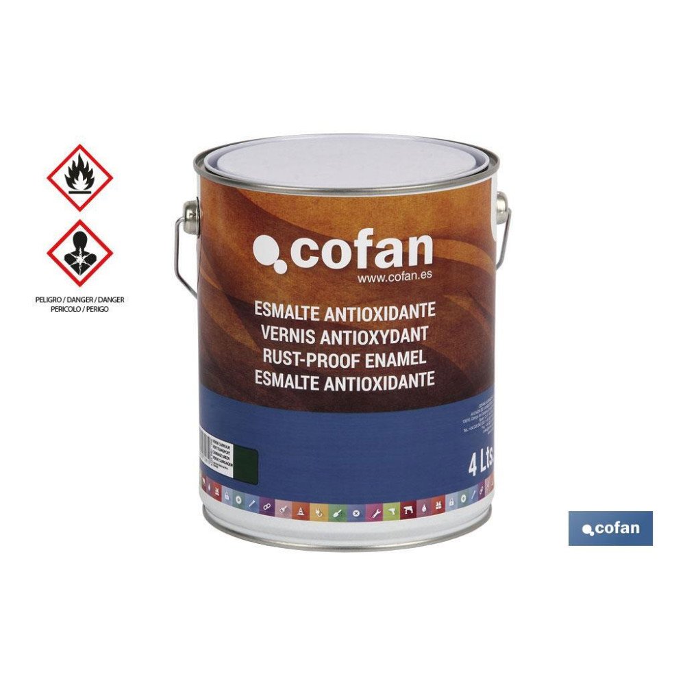 ESMALTE ANTIOXIDANTE  GRIS PLATA  (4L) (PACK: 1 UDS)