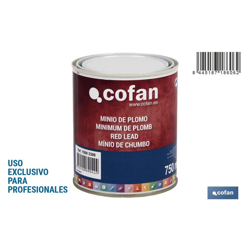 MINIO DE PLOMO 750ML (PACK: 1 UDS)