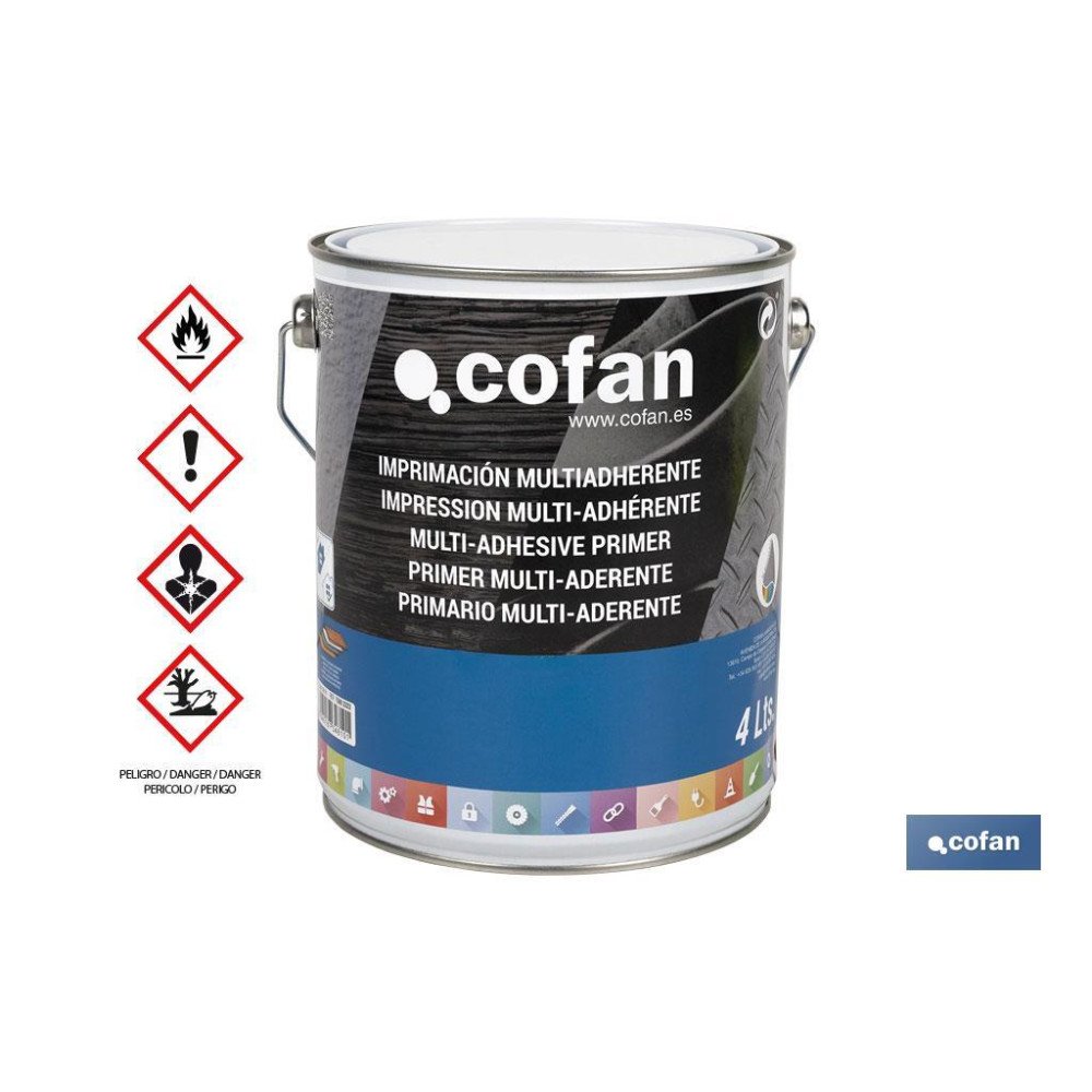 IMPRIMACION MULTIADHERENTE AL DISOLVENTE 4 L (PACK: 1 UDS)