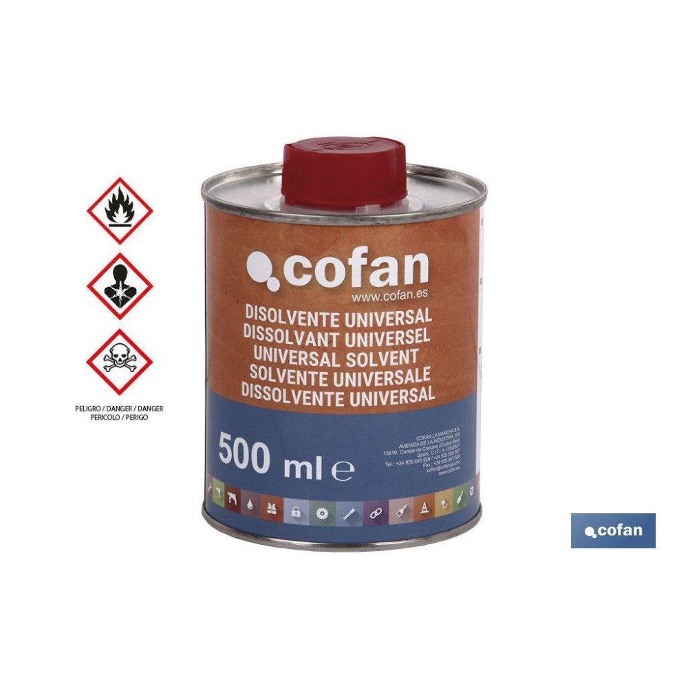 DISOLVENTE UNIVERSAL COFAN (500ML) (PACK: 1 UDS)