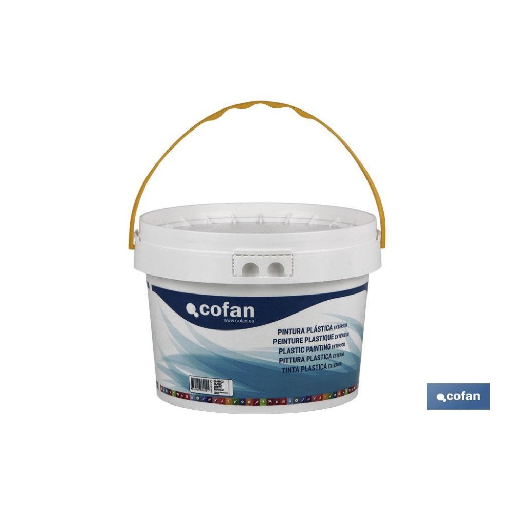 PINTURA PLÁSTICA EXTERIOR 20 KG BLANCO (PACK: 1 UDS)