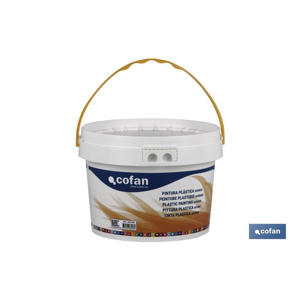 PINTURA PLÁSTICA INTERIOR 10 KG BLANCO (PACK: 1 UDS)