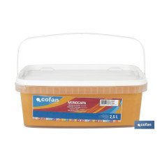 PINTURA PLÁSTICA MONOCAPA Naranja (2,5 LT (PACK: 1 UDS)