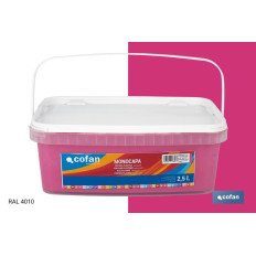 PINTURA PLÁSTICA MONOCAPA Magenta Suave (2,5 LT) (PACK: 1 UDS)