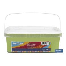 PINTURA PLÁSTICA MONOCAPA Manzana (2,5 LT) (PACK: 1 UDS)