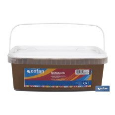 PINTURA PLÁSTICA MONOCAPA Marron Choco. (2,5 LT) (PACK: 1 UDS)