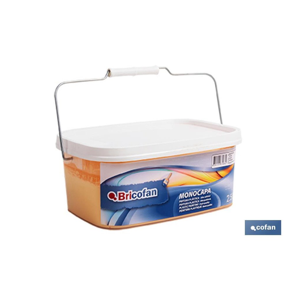 PINTURA PLÁSTICA MONOCAPA Melocoton (2,5 LT) (PACK: 1 UDS)