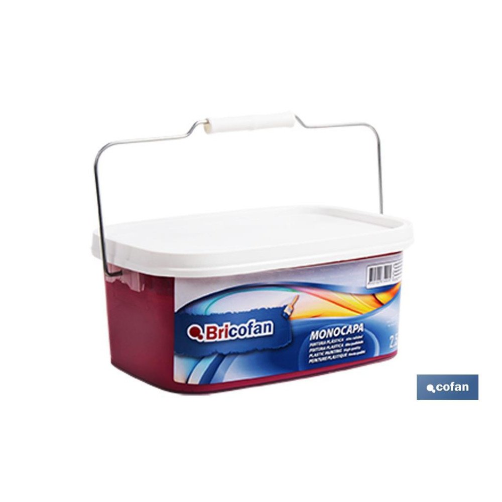 PINTURA PLÁSTICA MONOCAPA Magenta Bohem (2,5 LT) (PACK: 1 UDS)