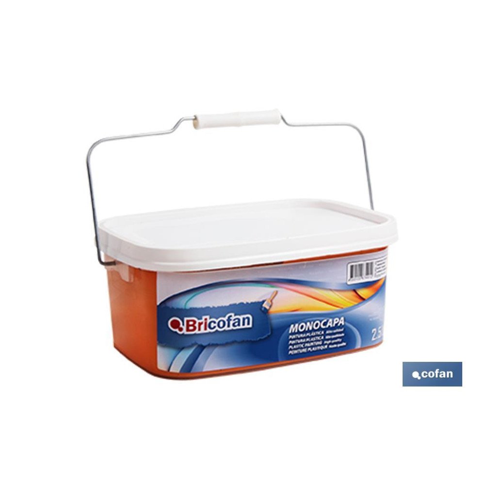 PINTURA PLÁSTICA MONOCAPA Naranja Tostado (2,5 LT) (PACK: 1 UDS)