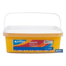 PINTURA PLÁSTICA MONOCAPA Amarillo Medio (2,5 LT) (PACK: 1 UDS)