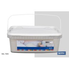 PINTURA PLÁSTICA MONOCAPA GRIS SUAVE 2,5 L (PACK: 1 UDS)