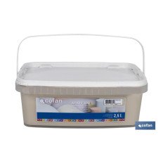 PINTURA PLÁSTICA MONOCAPA PIEDRA SUAVE 2,5 L (PACK: 1 UDS)