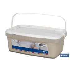 PINTURA PLÁSTICA MONOCAPA PIEDRA SUAVE 2,5 L (PACK: 1 UDS)