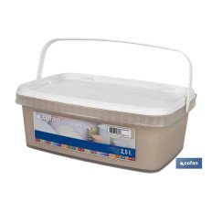 PINTURA PLÁSTICA MONOCAPA PIEDRA MEDIO 2,5 L (PACK: 1 UDS)