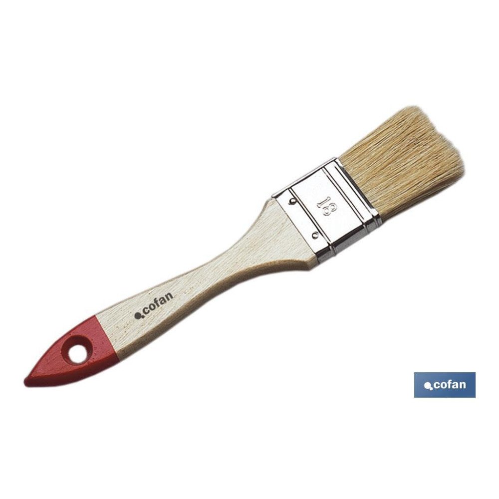 PALETINA TRIPLE 70 MM CON MANGO DE MADERA Nº 33 (PACK: 1 UDS)