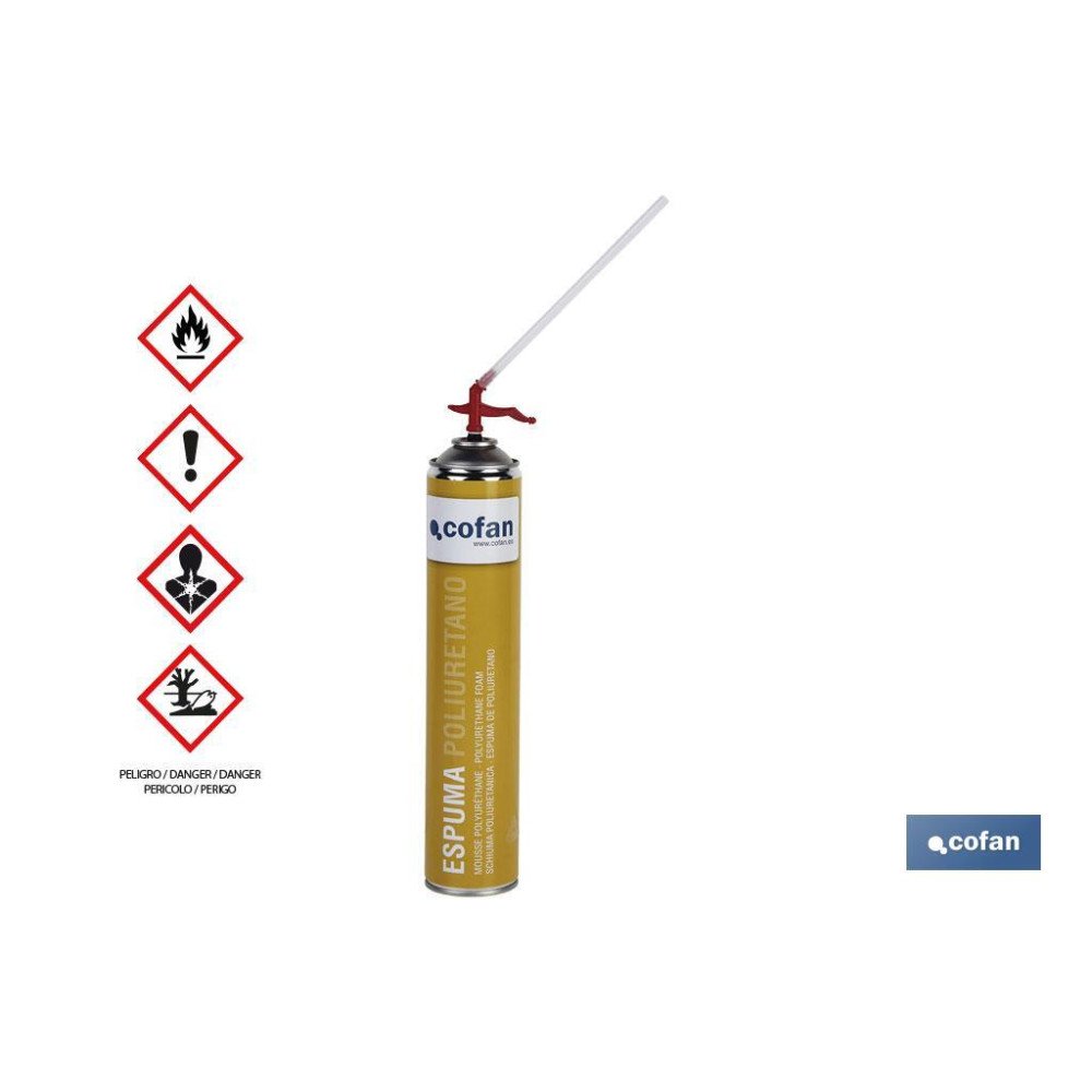 ESPUMA POLIURETANO 750ML 45L MANUAL (PACK: 1 UDS)