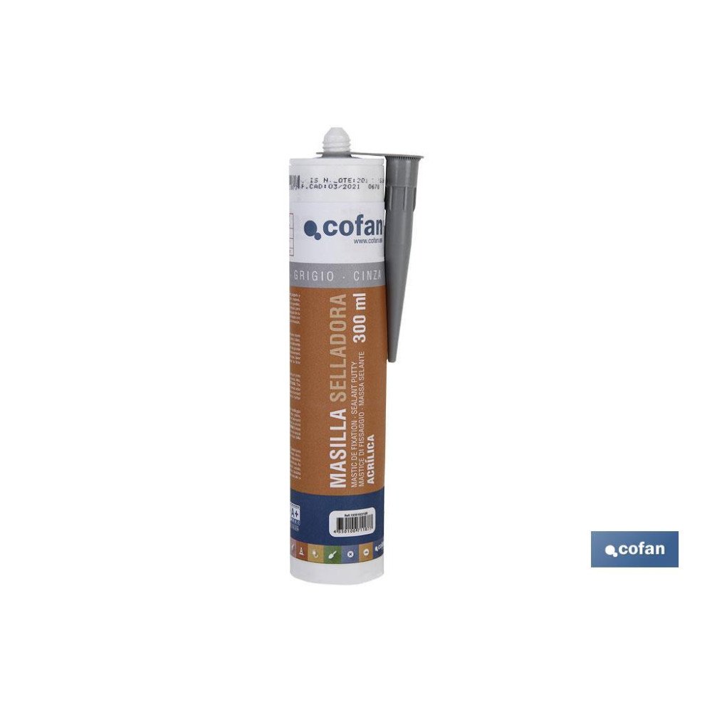 MASILLA SELLADORA ACRÍLICA 300 ML GRIS (PACK: 1 UDS)