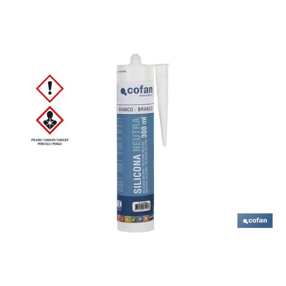 SILICONA NEUTRA 300 ML BLANCO (PACK: 1 UDS)