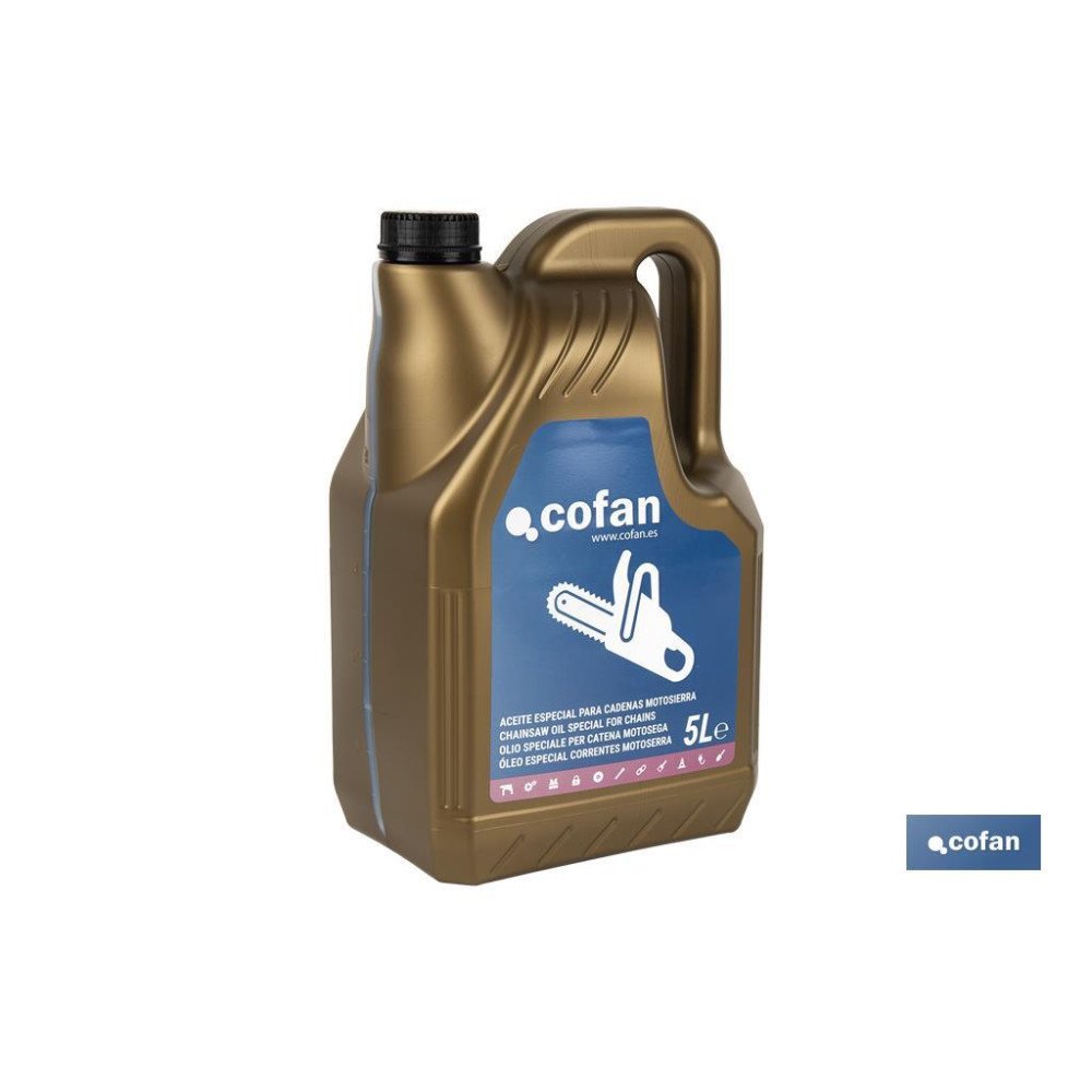 ACEITE ESPECIAL CADENAS MOTOSIERRA 5L (PACK: 1 UDS)